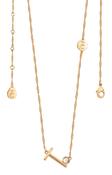 TC Letter "T" Pendant - Gold