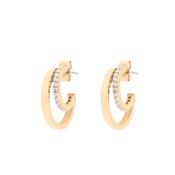 Tc Double C Earrings Gold