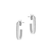 Tc J Earrings Silver