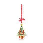 Alphabet Christmas Tree Decoration - Letter M