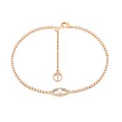 Tc Evil Eye - Cz &amp; Pearl Bracelet