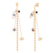 Tc Evil Eye - Drop Earrings Gold