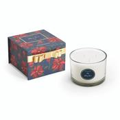 Poinsettia 3 Wick Candle - Nollaig Shona