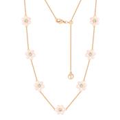 Tc Daisy - Pink Pearl Necklace Gold