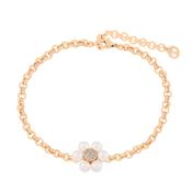 Tc Daisy - Pearl Single Daisy Bracelet Gold