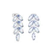 Maureen O'Hara Leaf Earring Blue Sapph. Silv.