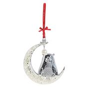 Pearl Bear On Moon Christmas Decoration image
