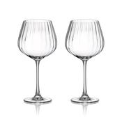 Ripple Set of 2 Crystal Gin Glasses image