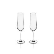 Eternity Set of 2 Crystal Champagne Glasses image
