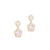 Tc Fleur Collection Mop Drop Earrings Gold image