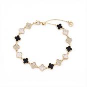 Tc Fleur Collection 15 Multi Fleur Bracelet Gold image
