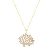 Tc Under The Sea - Coral Pendant Gold image