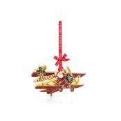 NEW Sparkle Santa in Bi-Plane Decoration