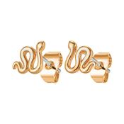Tc Snake Mini Stud Earrings Gold image