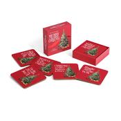 NEW Merry Little Christmas Set of 6 Coasters image