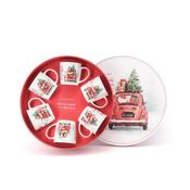 NEW Driving Home For Christmas S/6 Mug Hatbox image