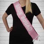 Pink Bride Squad Sashes - 4 pack image