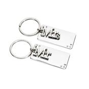 Amore Engravable Mr. &amp;amp; Mrs. Keyrings image