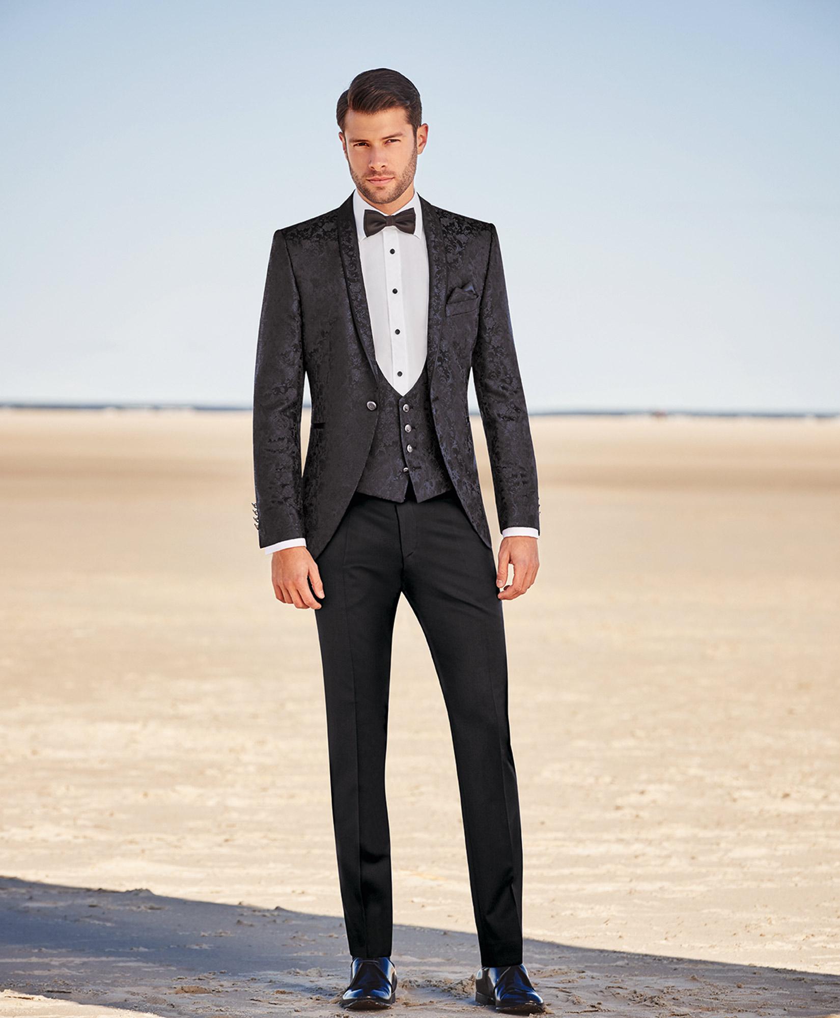 Black Drop Jacquard Piece Wedding Suit in Cork GetLocal Ireland