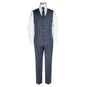 Sharkskin Pale Blue Waistcoat
