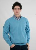Blue V Neck Sweater