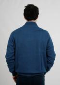 Cobalt Zip Up Sweater