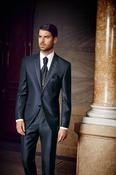 Contrast Blue 3 piece suit image