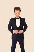 Midnight Blue 3 Piece Tuxedo with Rental Option