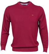 Bantry Crew Neck Waffle Burgundy Jumper