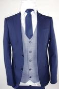 Navy Wool Suit Marvin Waistcoat/Rental Option 95 Euro