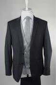 Grey Suit Light Grey Lambswool Waistcoat