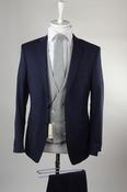 Van Gils Navy Suit Lambswool Waistcoat