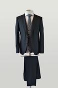 Barry Black Grey Herringbone Waistcoat/90 Euro Rental Option