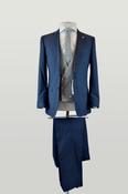 Victor Ink Suit Grey Waistcoat