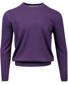 Achill Purple Crew Neck Jumper image