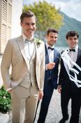 Sand 3 piece Wedding Suit