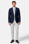 Lucas Silver Waistcoat Marco Indigo Jacket