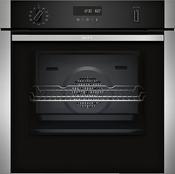NEFF N50 Slide&amp;Hide Pyrolytic Single Oven - Stainless Steel | B6ACH7AN7B