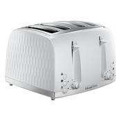 Russell Hobbs Honeycomb 4 Slice Toaster - White | 26070 image
