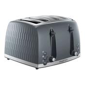 Russell Hobbs Honeycomb 4 Slice Toaster - Grey | 26073 image