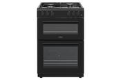 Belling 60cm LPG Double Oven Gas Cooker Black | BFSG61TCBKLPG image