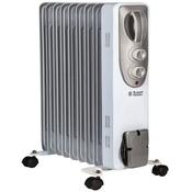 Russell Hobbs 9 Fin Oil Filled Radiator | White | RHOFR5002 image