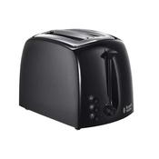 Russell Hobbs Textures Plus 2 Slice Toaster - Black | 22601 image