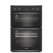 Blomberg 90cm Built-in Fan Double Oven Dark Steel | RODN9202DX image