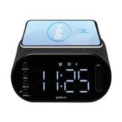 Groov-e Atlas II Alarm Clock Radio with USB/Wireless Charging - Black | GVCR06 image