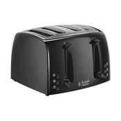 RUSSELL HOBBS Textures 4 Slice Plastic Toaster - Black | 21651 image