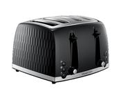 Russell Hobbs Honeycomb 4 Slice Toaster - Black | 26071 image