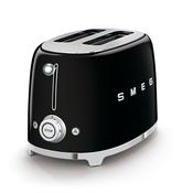 Smeg 50's Retro Style 2 Slice Toaster | Black image