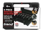Trend Router Cutter Set | 1/4in | 6 Piece image
