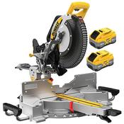 DEWALT, DCS782XW2, 18V 305MM MITRE SAW C/W 2 X 8AH BATTERIES AND CHARGER - Tool Depot Ireland image